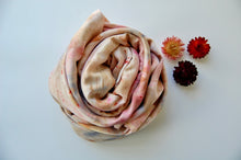 Load image into Gallery viewer, Botanically Dyed Mulberry Silk Pillowcase