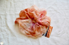 Load image into Gallery viewer, Botanically Dyed Silk Organza Scunchie Puffs