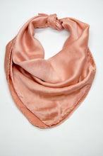 Load image into Gallery viewer, Botanically Dyed Silk Bandana - Charmeuse Silk