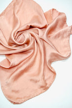 Load image into Gallery viewer, Botanically Dyed Silk Bandana - Charmeuse Silk