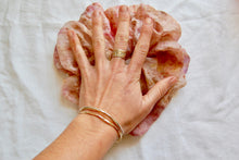 Load image into Gallery viewer, Botanically Dyed Silk Organza Scunchie Puffs