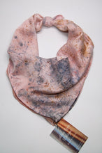 Load image into Gallery viewer, Botanically Dyed Silk Bandana - Charmeuse Silk