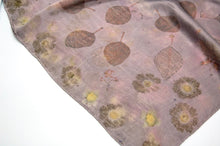 Load image into Gallery viewer, Botanically Dyed Silk Bandana - Charmeuse Silk