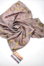 Load image into Gallery viewer, Botanically Dyed Silk Bandana - Charmeuse Silk