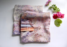 Load image into Gallery viewer, Botanically Dyed Mulberry Silk Pillowcase