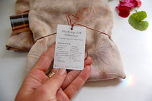 Load image into Gallery viewer, Botanically Dyed Mulberry Silk Pillowcase
