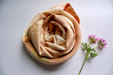 Load image into Gallery viewer, Botanically Dyed Mulberry Silk Pillowcase