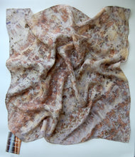 Load image into Gallery viewer, Botanically Dyed Silk Bandana  - Habotai Silk
