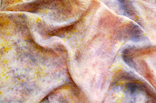 Load image into Gallery viewer, Botanically Dyed Silk Bandana - Habotai Silk