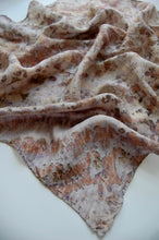 Load image into Gallery viewer, Botanically Dyed Silk Bandana  - Habotai Silk
