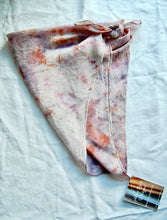 Load image into Gallery viewer, Botanically Dyed Silk Bandana - Habotai Silk