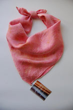Load image into Gallery viewer, Botanically Dyed Silk Bandana - Charmeuse Silk