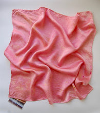 Load image into Gallery viewer, Botanically Dyed Silk Bandana - Charmeuse Silk