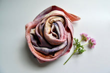 Load image into Gallery viewer, Botanically Dyed Mulberry Silk Pillowcase