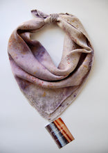 Load image into Gallery viewer, Botanically Dyed Silk Bandana - Charmeuse Silk