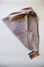 Load image into Gallery viewer, Botanically Dyed Silk Bandana - Charmeuse Silk