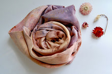 Load image into Gallery viewer, Botanically Dyed Mulberry Silk Pillowcase