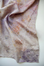 Load image into Gallery viewer, Botanically Dyed Silk Bandana - Charmeuse Silk