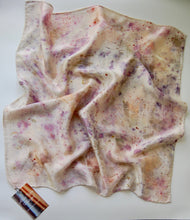 Load image into Gallery viewer, Botanically Dyed Silk Bandana - Charmeuse Silk