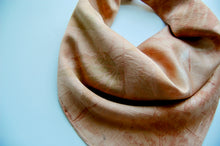 Load image into Gallery viewer, Botanically Dyed Silk Bandana - Charmeuse Silk