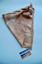 Load image into Gallery viewer, Botanically Dyed Silk Bandana - Charmeuse Silk