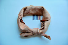 Load image into Gallery viewer, Botanically Dyed Silk Bandana - Charmeuse Silk