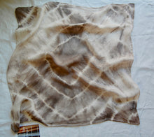 Load image into Gallery viewer, Botanically Dyed Silk Bandana - Habotai Silk