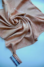 Load image into Gallery viewer, Botanically Dyed Silk Bandana - Charmeuse Silk