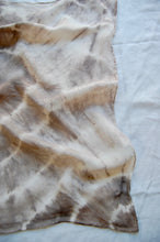 Load image into Gallery viewer, Botanically Dyed Silk Bandana - Habotai Silk