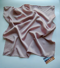 Load image into Gallery viewer, Botanically Dyed Silk Bandana - Charmeuse Silk
