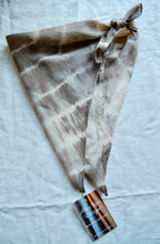 Load image into Gallery viewer, Botanically Dyed Silk Bandana - Habotai Silk