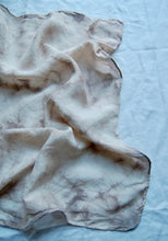 Load image into Gallery viewer, Botanically Dyed Silk Bandana - Habotai Silk