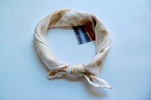 Load image into Gallery viewer, Botanically Dyed Silk Bandana - Charmeuse Silk