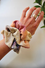 Load image into Gallery viewer, Botanically Dyed Raw Silk Scunchies