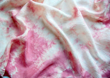 Load image into Gallery viewer, Botanically Dyed Silk Bandana - Habotai Silk