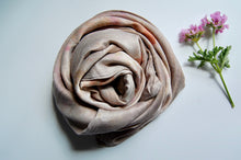 Load image into Gallery viewer, Botanically Dyed Mulberry Silk Pillowcase