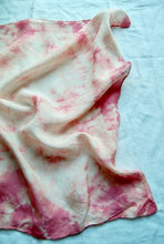 Load image into Gallery viewer, Botanically Dyed Silk Bandana - Habotai Silk