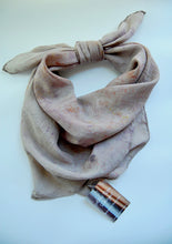 Load image into Gallery viewer, Botanically Dyed Silk Wild Rag - Habotai Silk