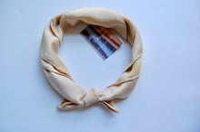 Load image into Gallery viewer, Botanically Dyed Silk Bandana - Charmeuse Silk