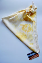 Load image into Gallery viewer, Botanically Dyed Silk Bandana - Charmeuse Silk