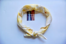 Load image into Gallery viewer, Botanically Dyed Silk Bandana - Charmeuse Silk