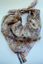 Load image into Gallery viewer, Botanically Dyed Silk Wild Rag - Habotai Silk