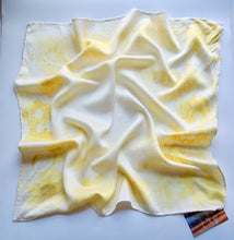 Load image into Gallery viewer, Botanically Dyed Silk Bandana - Charmeuse Silk