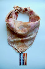 Load image into Gallery viewer, Botanically Dyed Silk Bandana - Charmeuse Silk