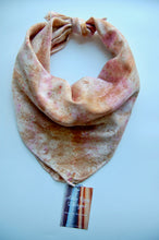 Load image into Gallery viewer, Botanically Dyed Silk Bandana - Charmeuse Silk