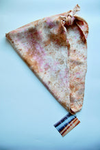 Load image into Gallery viewer, Botanically Dyed Silk Bandana - Charmeuse Silk