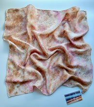 Load image into Gallery viewer, Botanically Dyed Silk Bandana - Charmeuse Silk