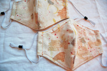 Load image into Gallery viewer, Botanically Dyed Raw Silk Face Masks
