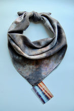 Load image into Gallery viewer, Botanically Dyed Silk Bandana - Charmeuse Silk