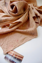 Load image into Gallery viewer, Botanically Dyed Silk Wild Rag - Charmeuse Silk